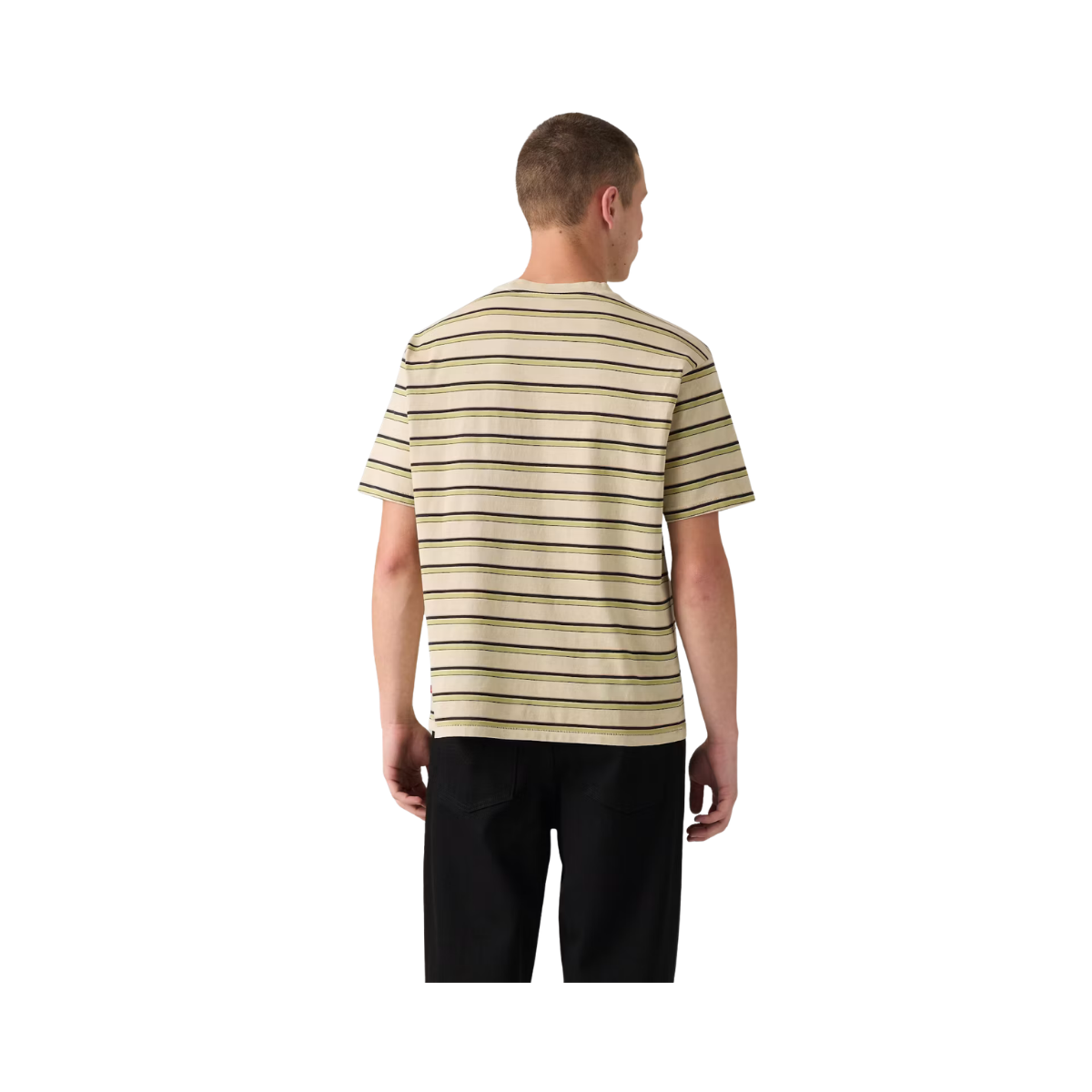 Red Tab Vintage Tee - Martin Stripe Winter Pear