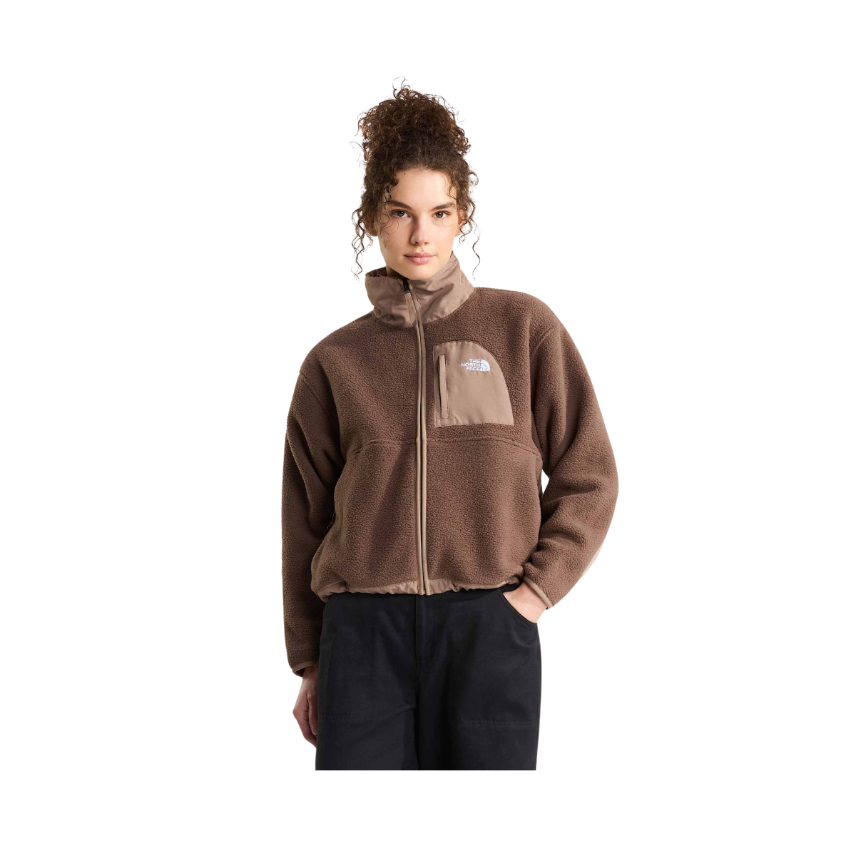 W Yumiori Off Peak Zip Jacket - Smokey Brown