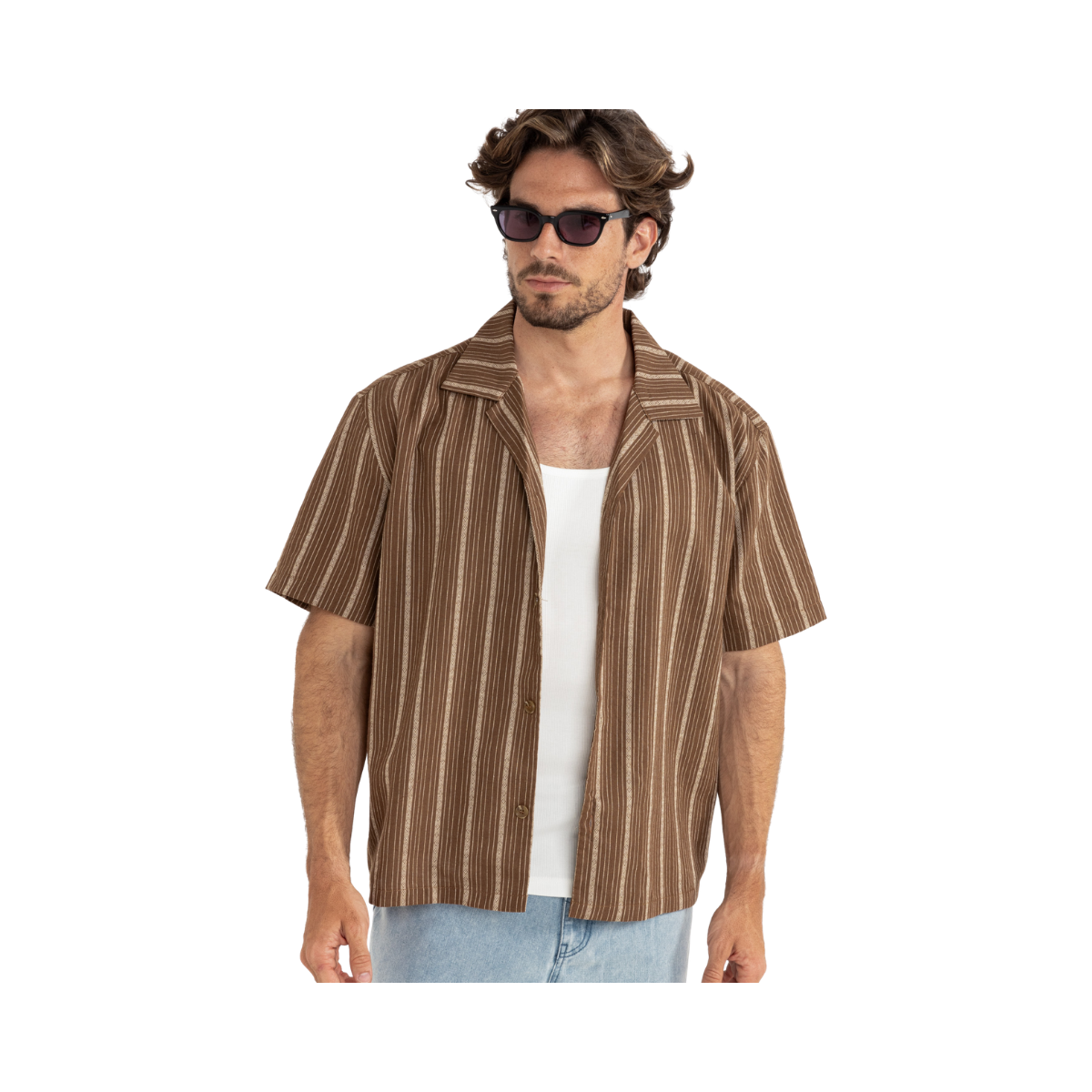 West Winds Stripe SS Shirt - Earth