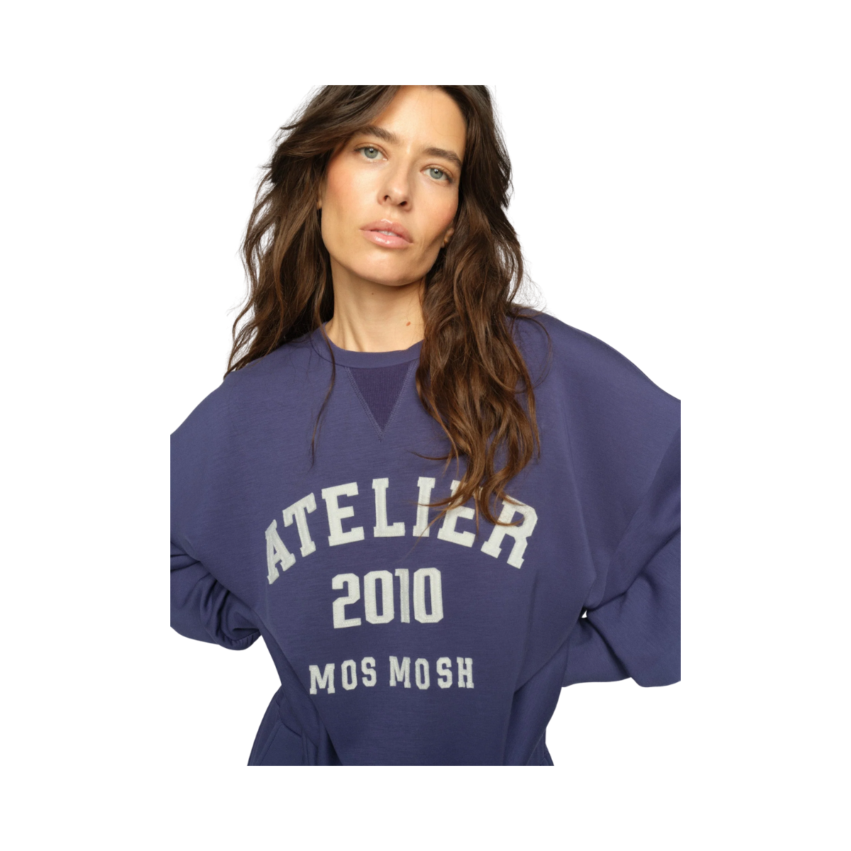 MMNima O-LS  Sweatshirt - Crown Blue