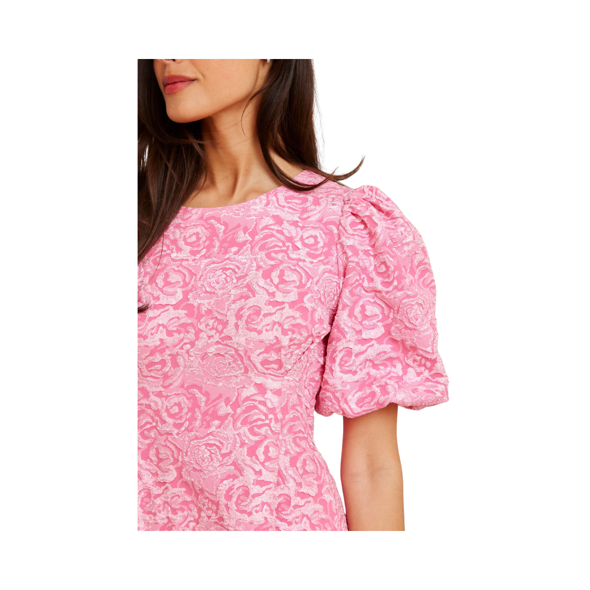 She Got It Dress - Strong Pink