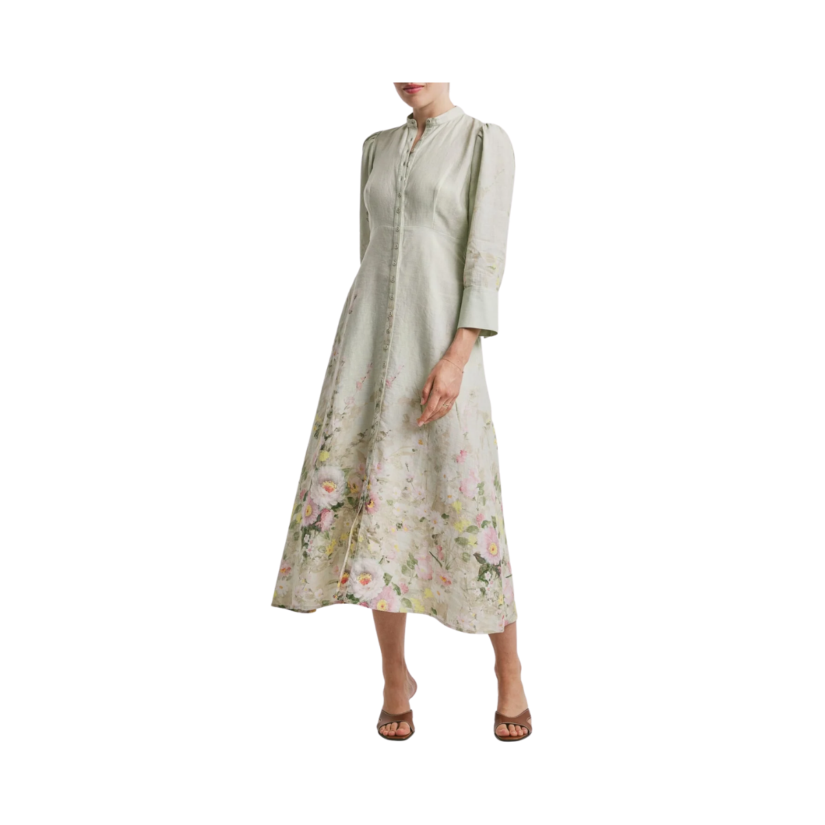 Linen Button-Down Dress - Harmony