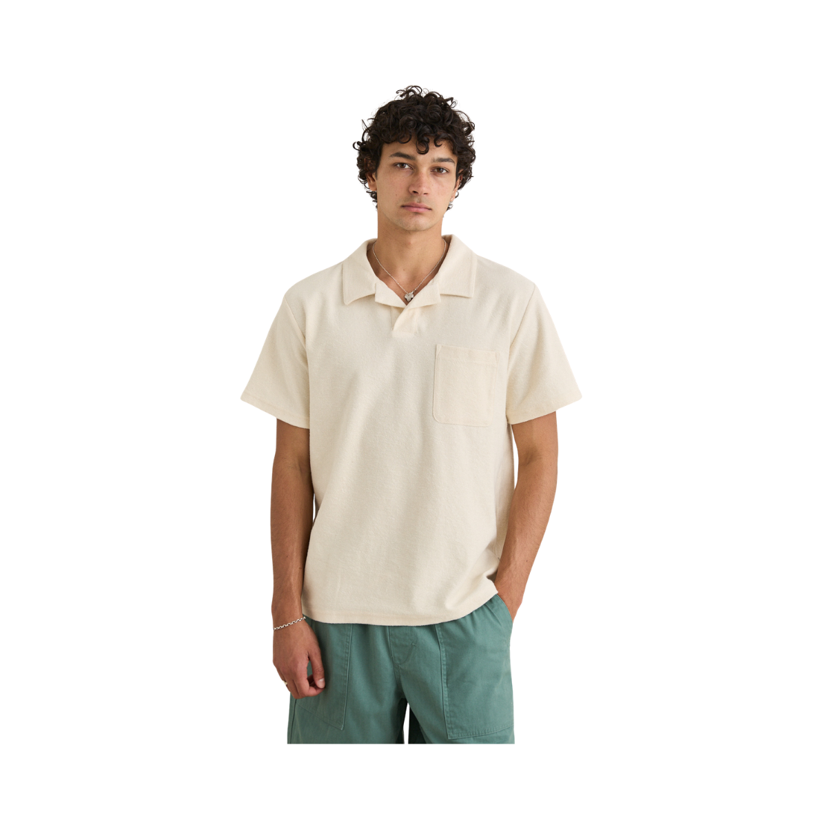 Vintage Terry Polo - NATURAL