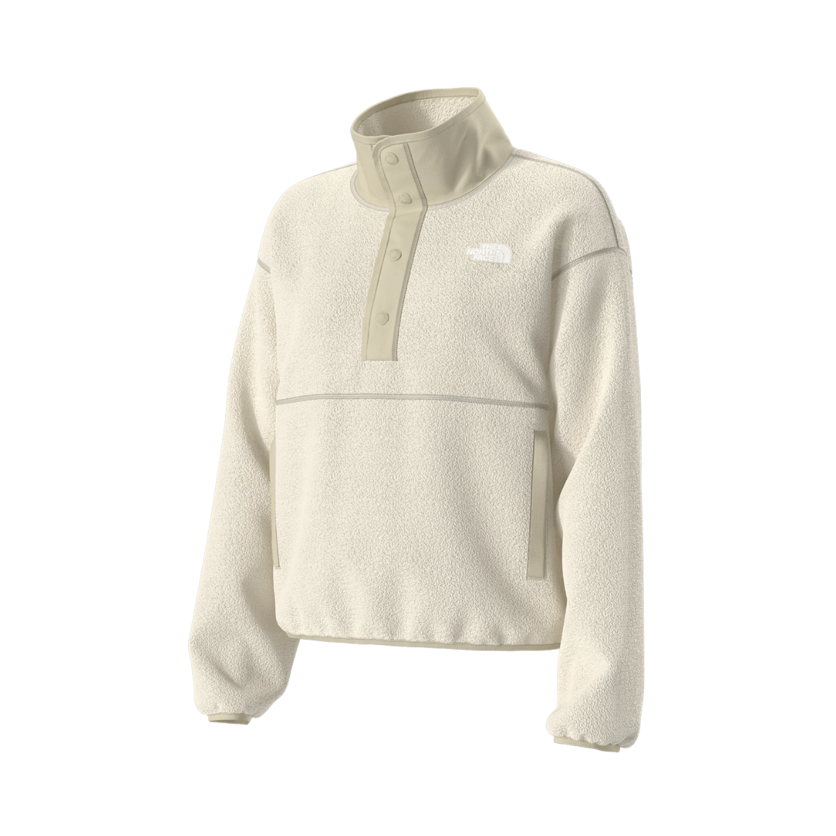 W Cragmont Snap Fleece Jacket - White Dune
