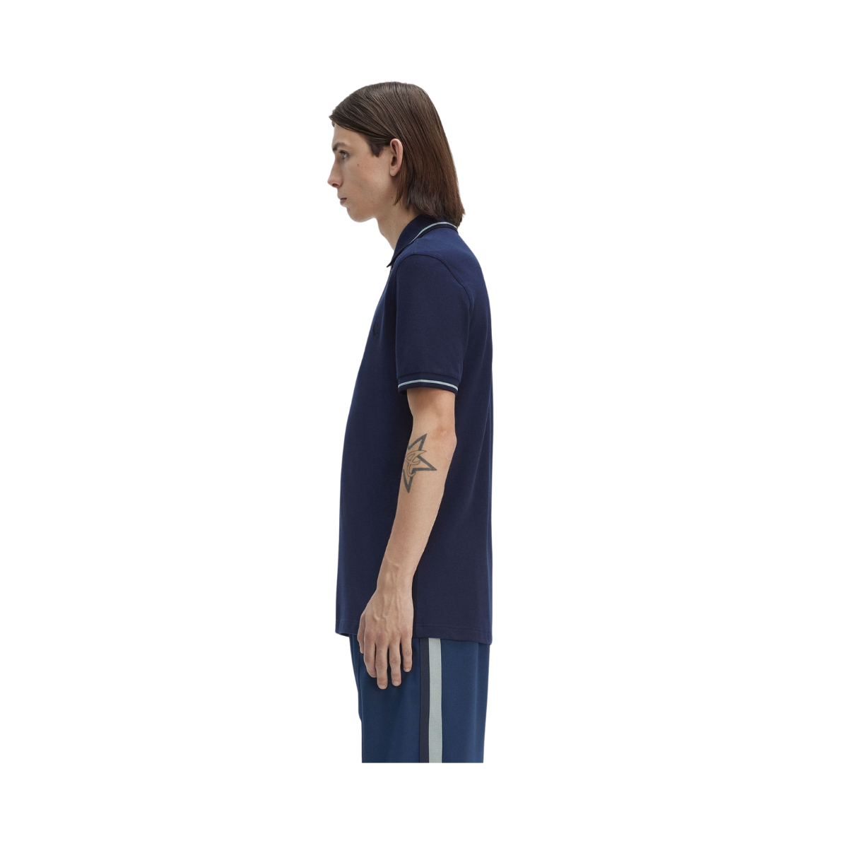 TWIN TIPPED FP SHIRT - Tennis Blue/Silver Blue/Navy