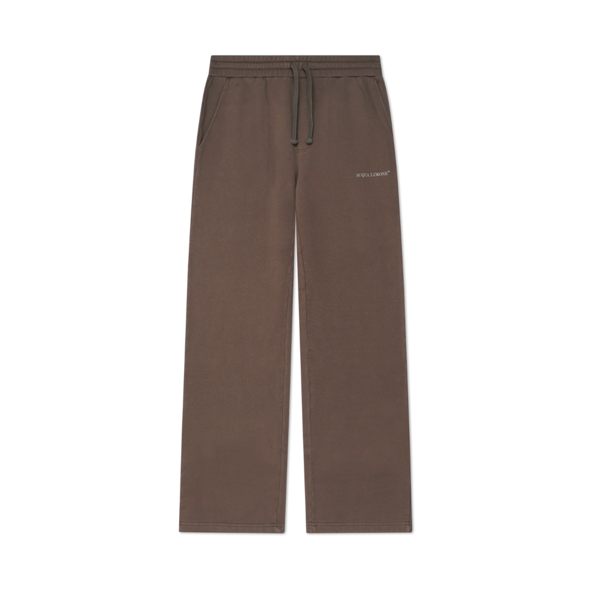 Washed College Pants - Brown
