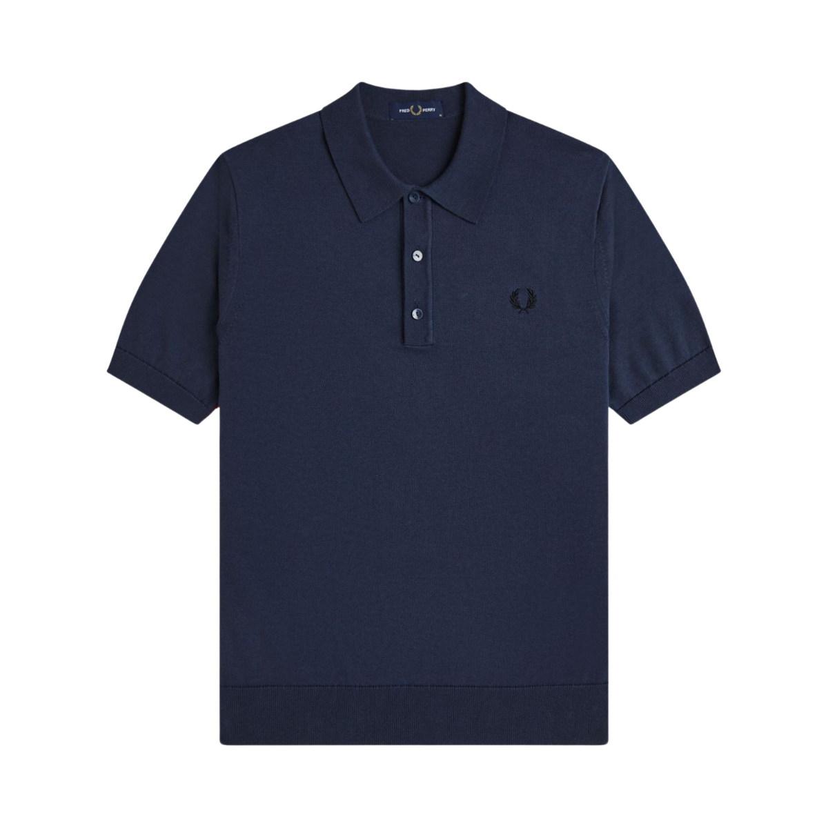 Cotton Knitted Shirt - Dark Airforce