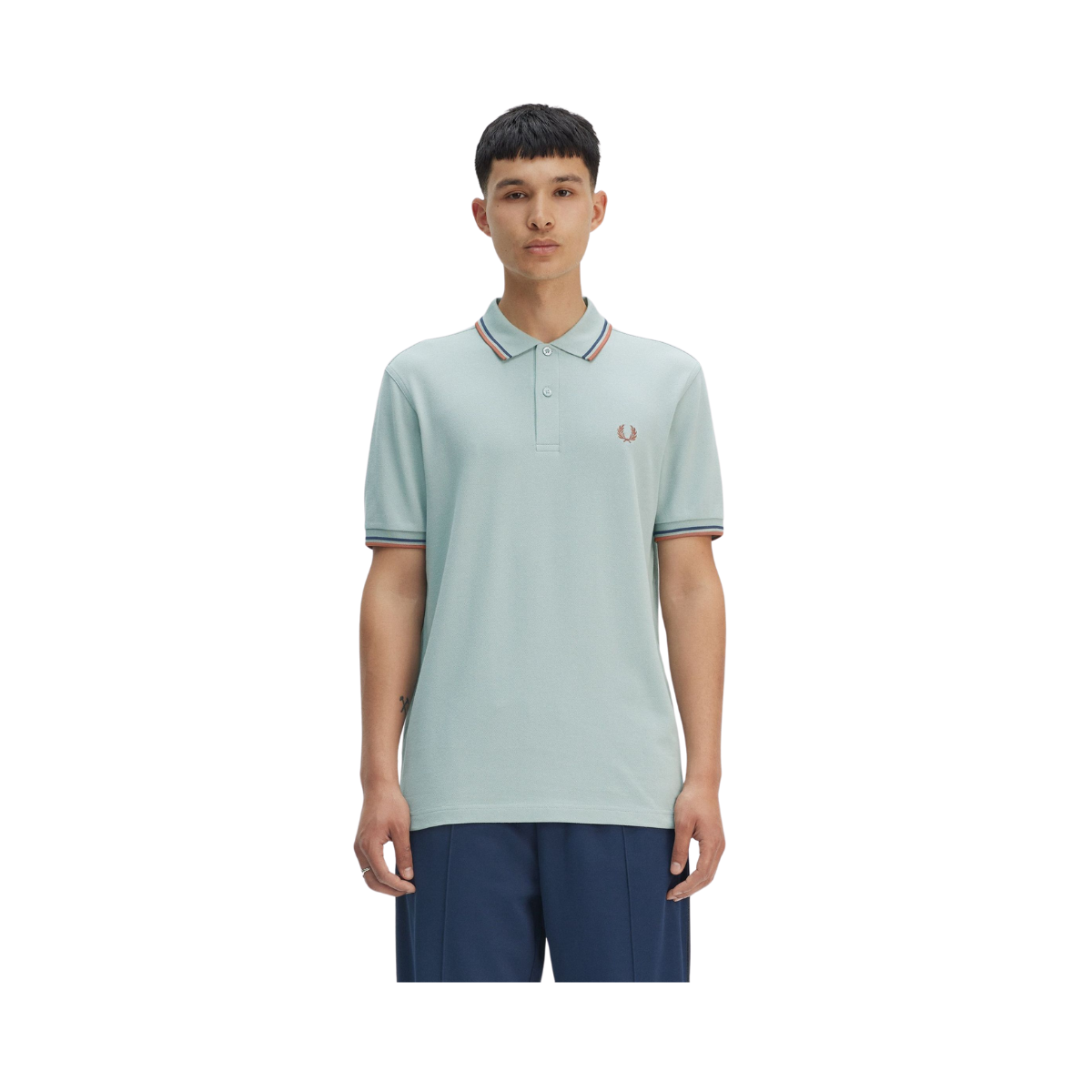 TWIN TIPPED FP SHIRT - Silver Blue/Tennis Blue/Cinnamon
