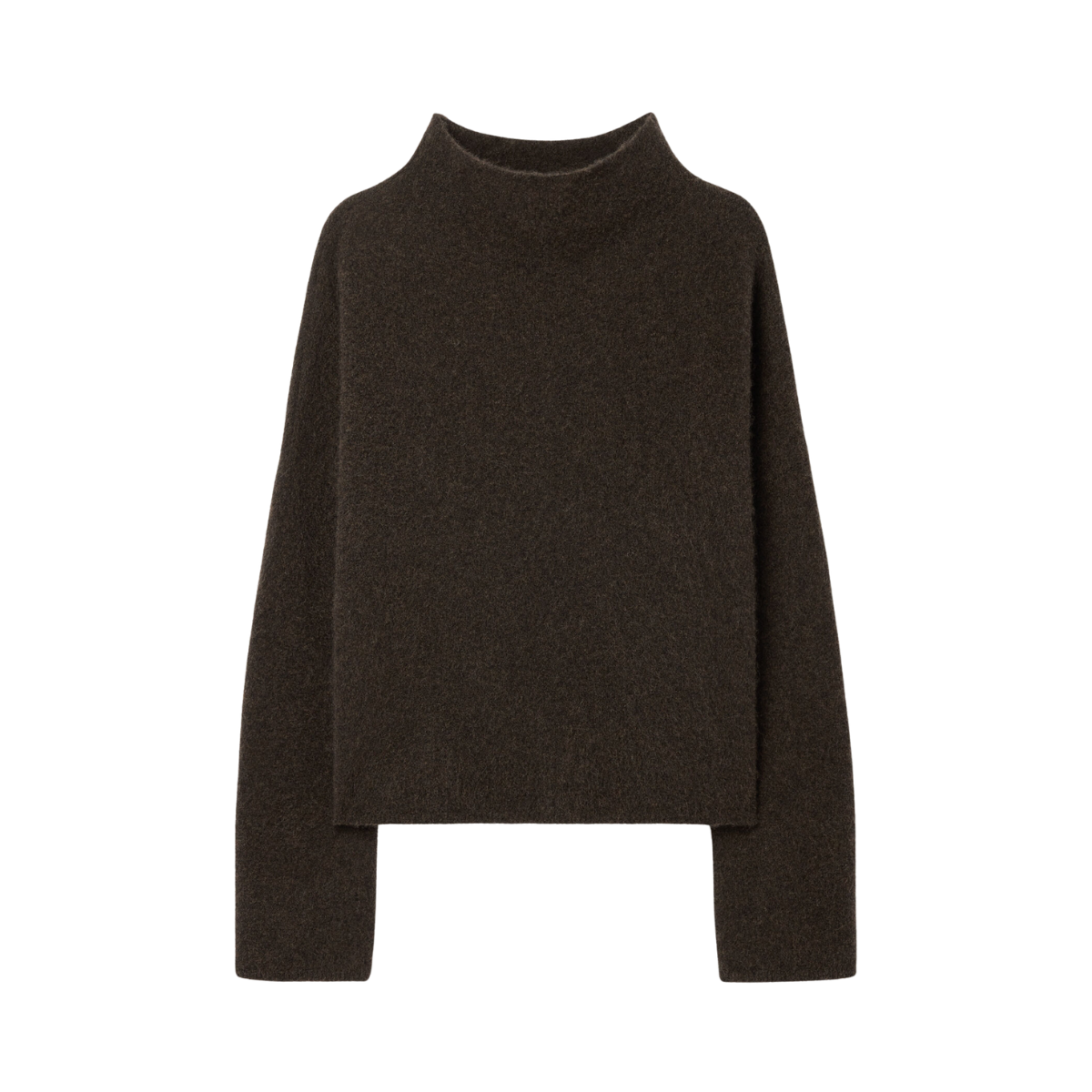 Mika Yak Funnelneck Sweater - 0276 Dark Khaki Green