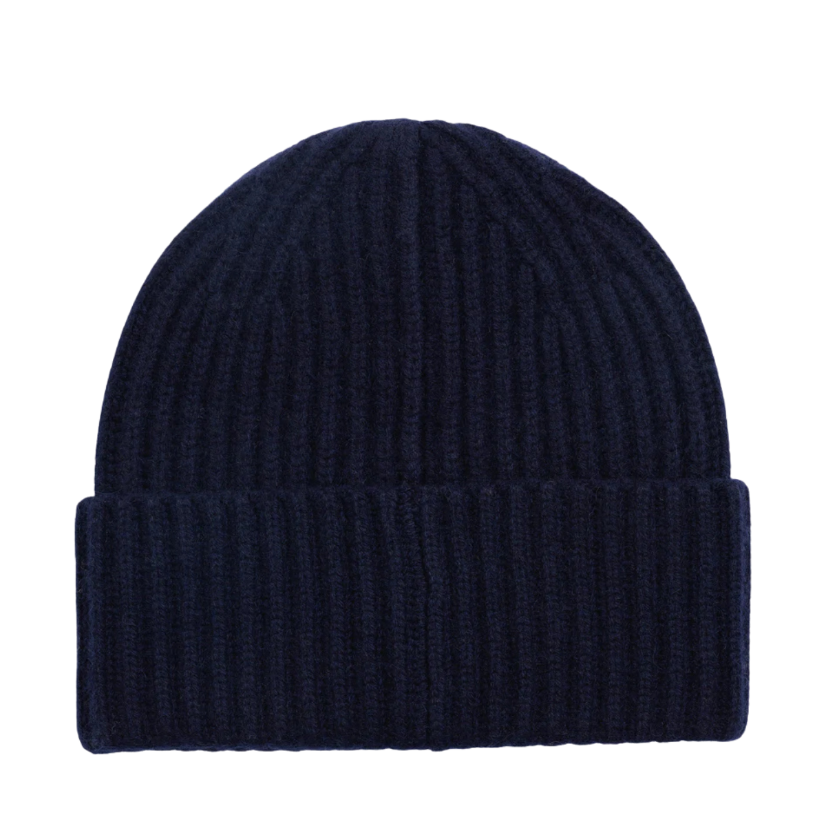 Alba Cashmere Beanie - Navy