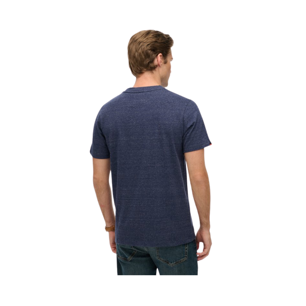 Industrial Relaxed Tee - 1AV Dark Indigo Blue Marl