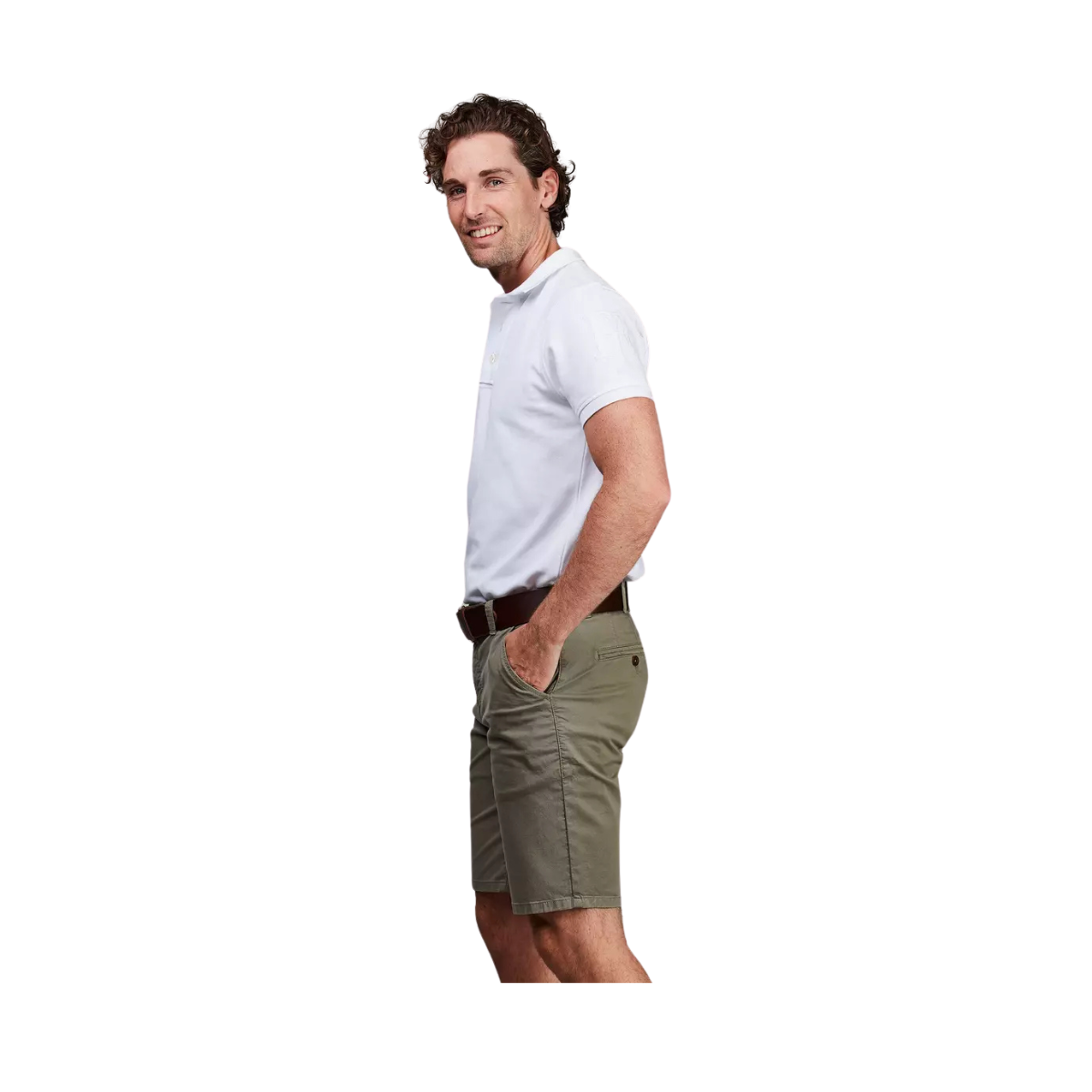 CLASSIC CHINO SHORTS - 54	KHAKI GREEN 54