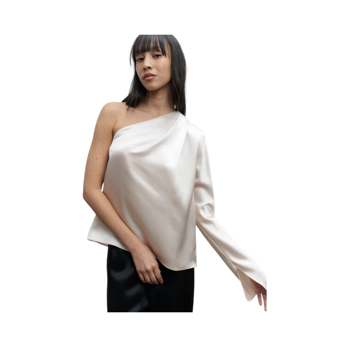 Ayumi Silk Blouse - Cream
