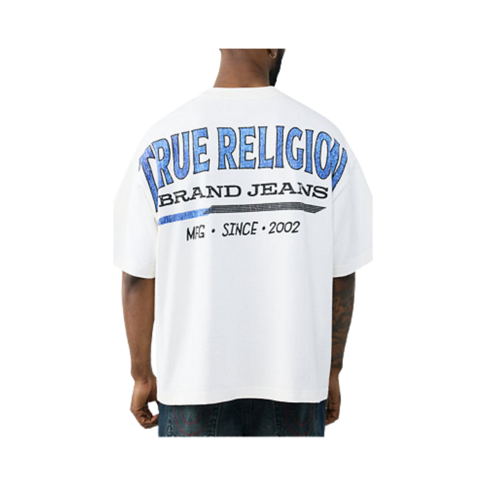 Retro Logo Oversized Tee - Winter White