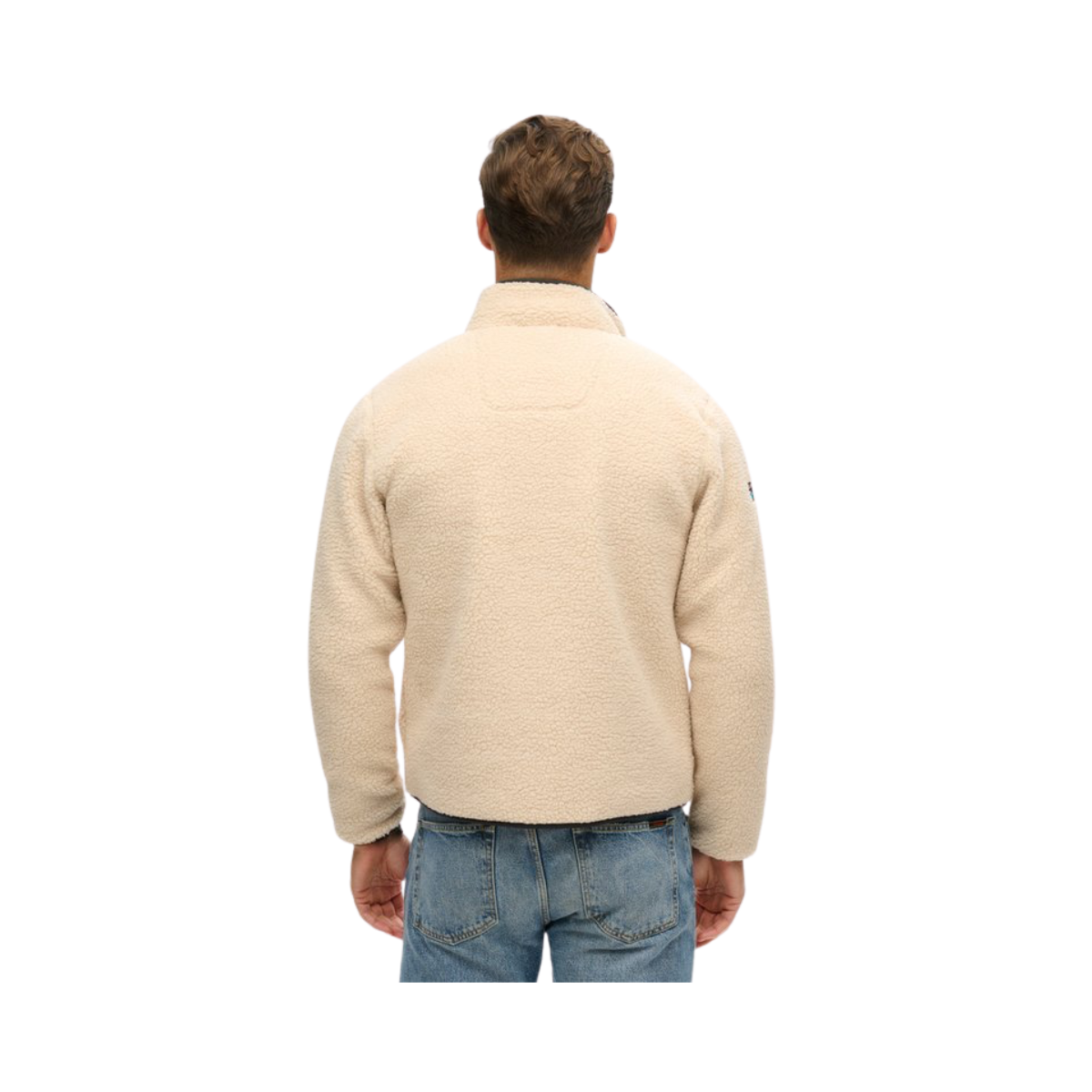 Outdoor Full Zip Fleece - Oatmeal Beige