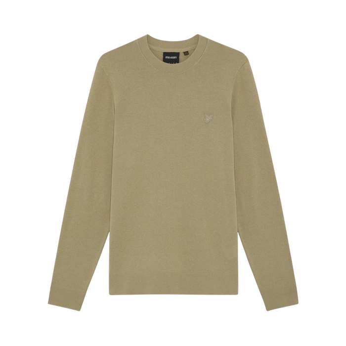Tonal Superfine Crew Neck - Sage Uniform