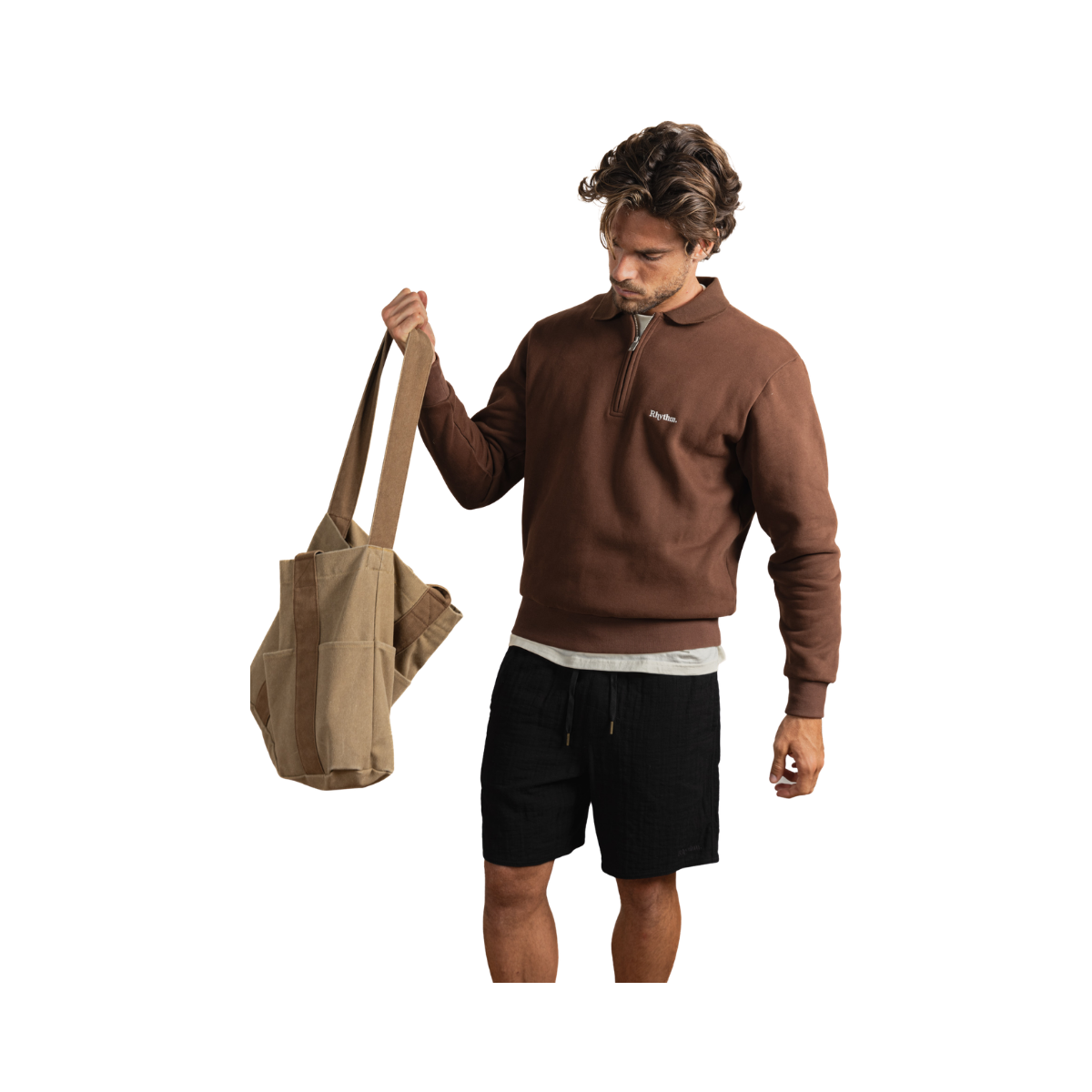 Furnace Quarter Zip - Brown
