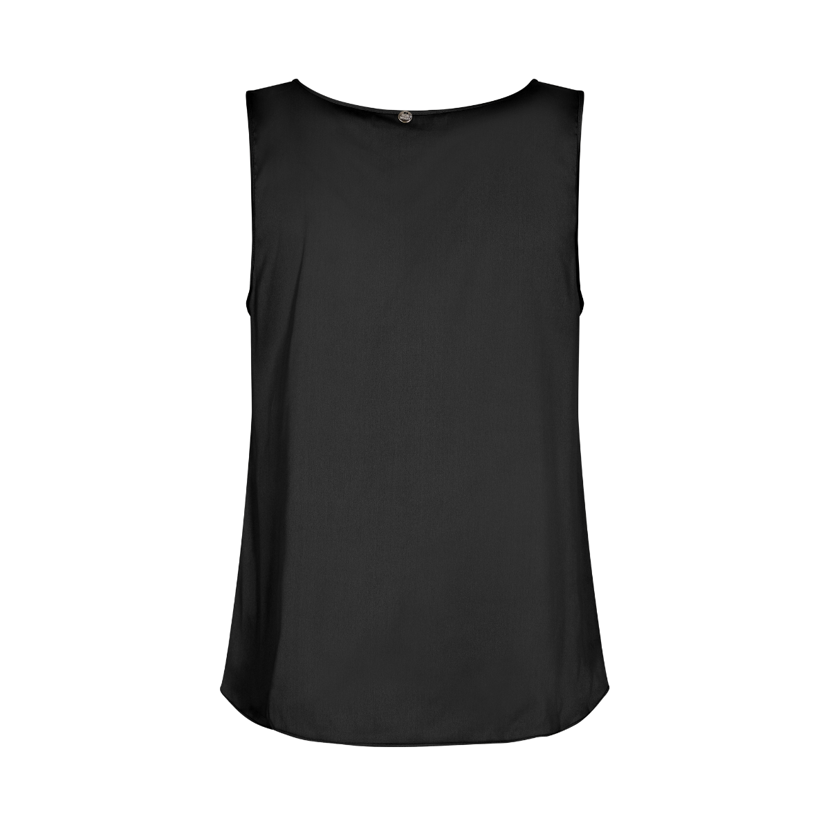 Astrid Silk Tank Top - Black