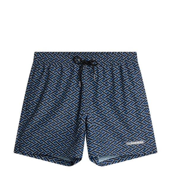 Banks Ladder Print Shorts - Ladder Estate Navy S