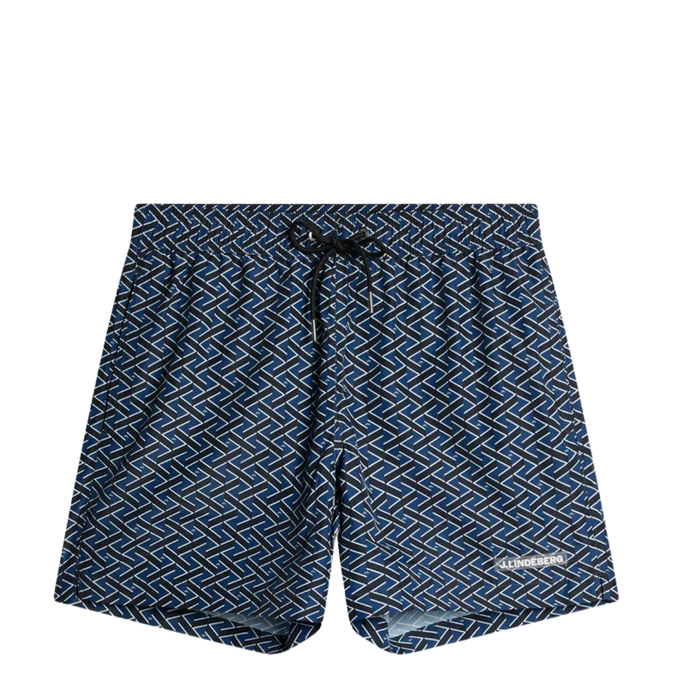 Banks Ladder Print Shorts - Ladder Estate Navy S