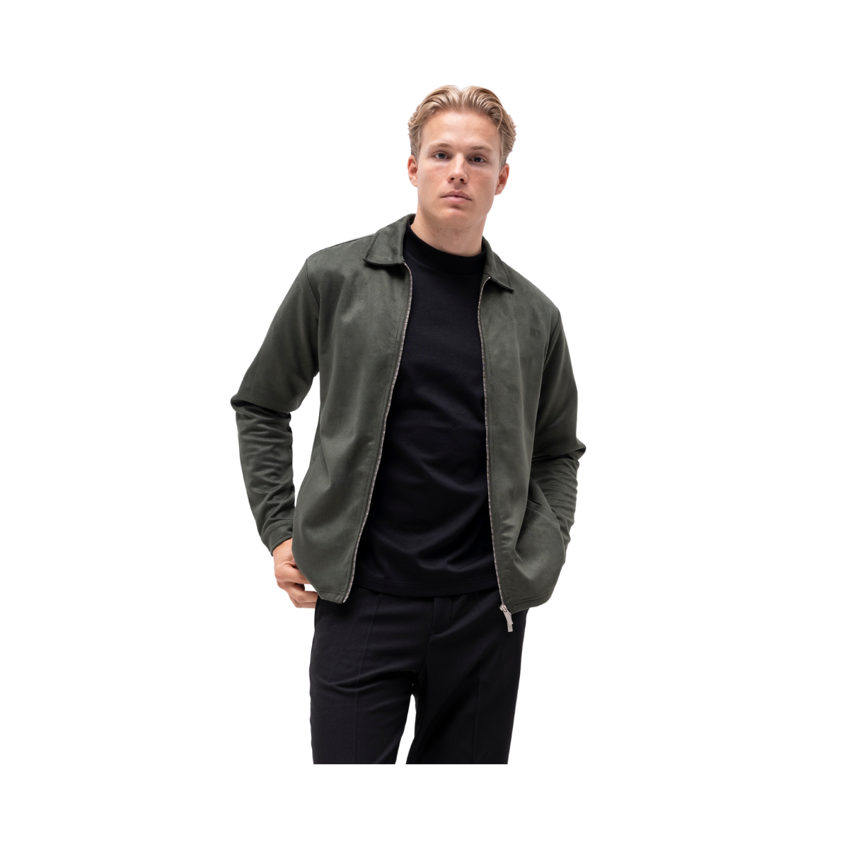 Denki Zip Jacket - Olive