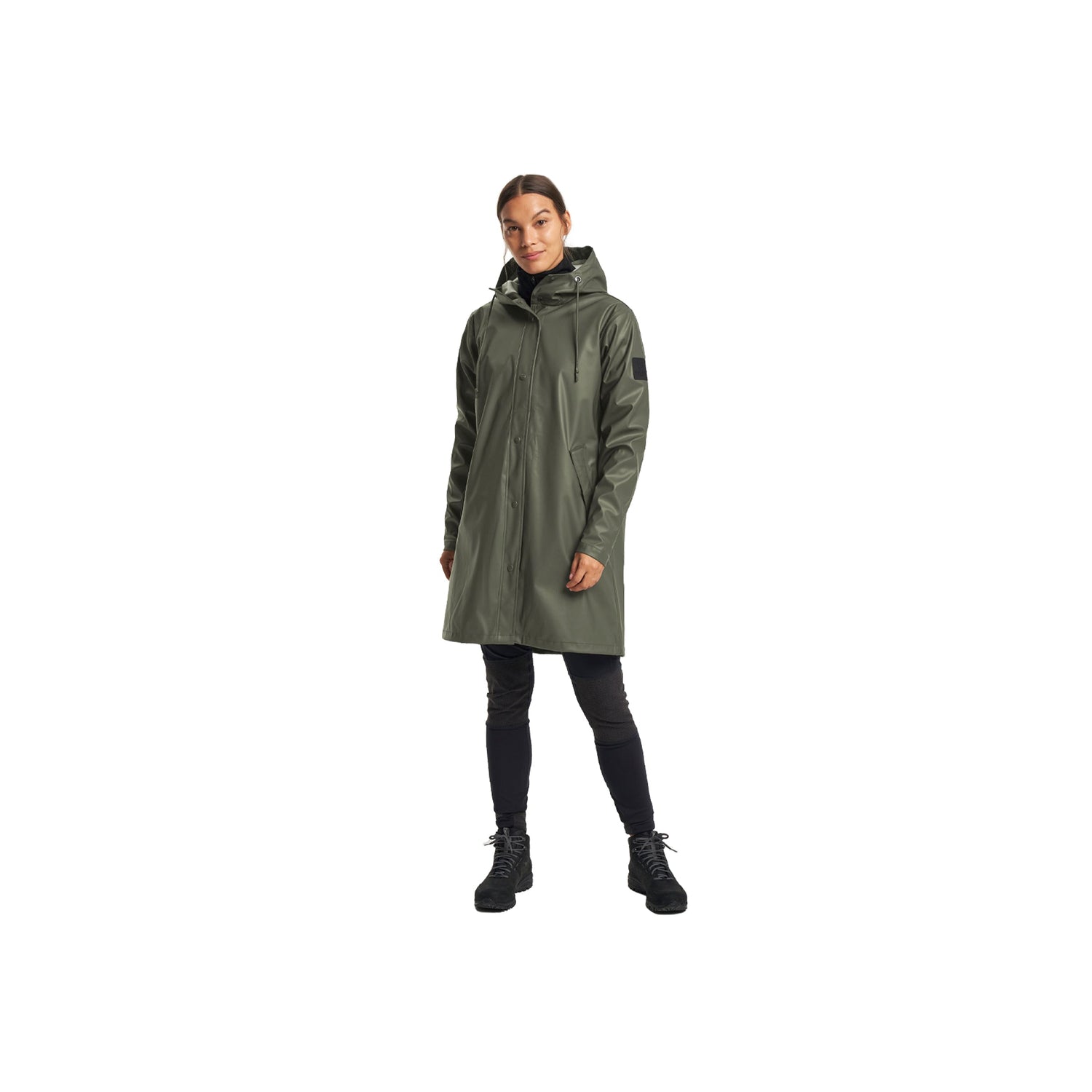Apelviken Coat W - Four leaf clover