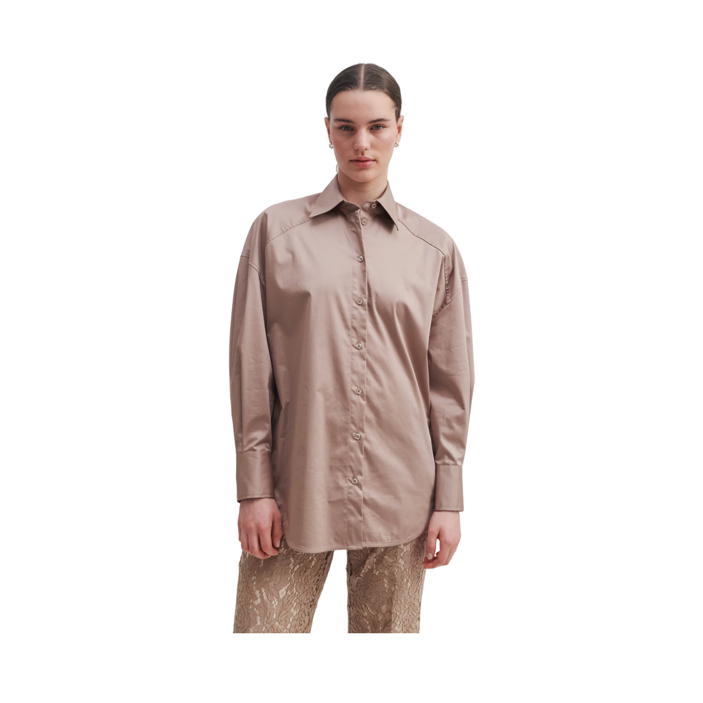 Milas Classic Shirt - Brown