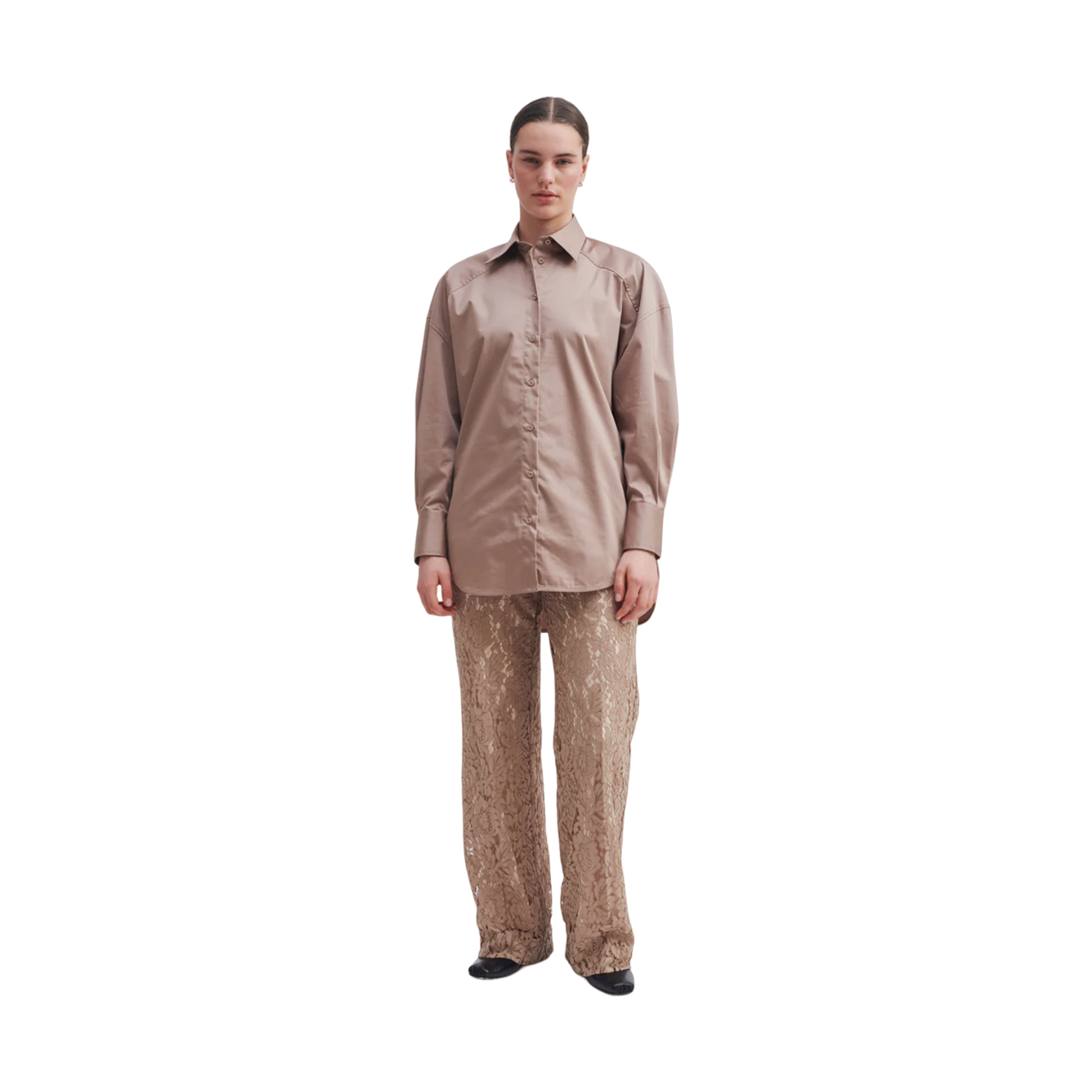 Milas Classic Shirt - Brown