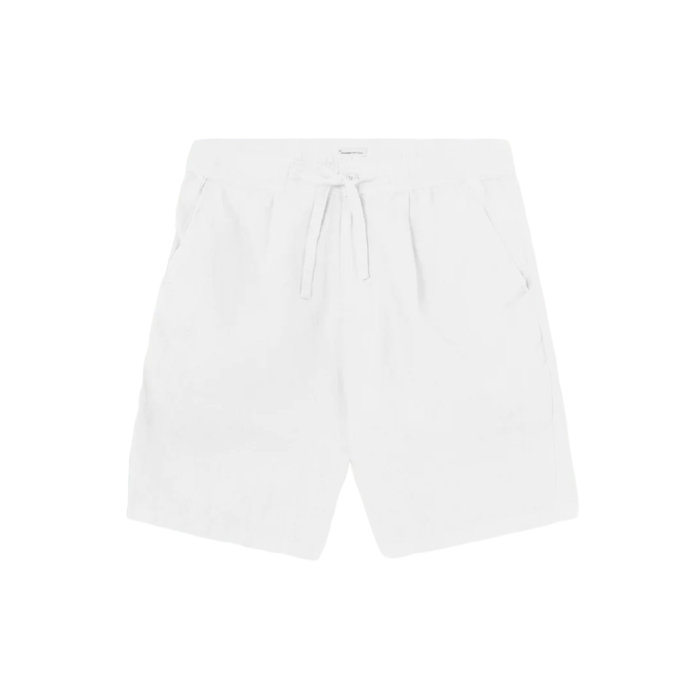Loose Linen shorts - Bright White