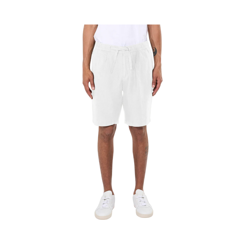 Loose Linen shorts - Bright White