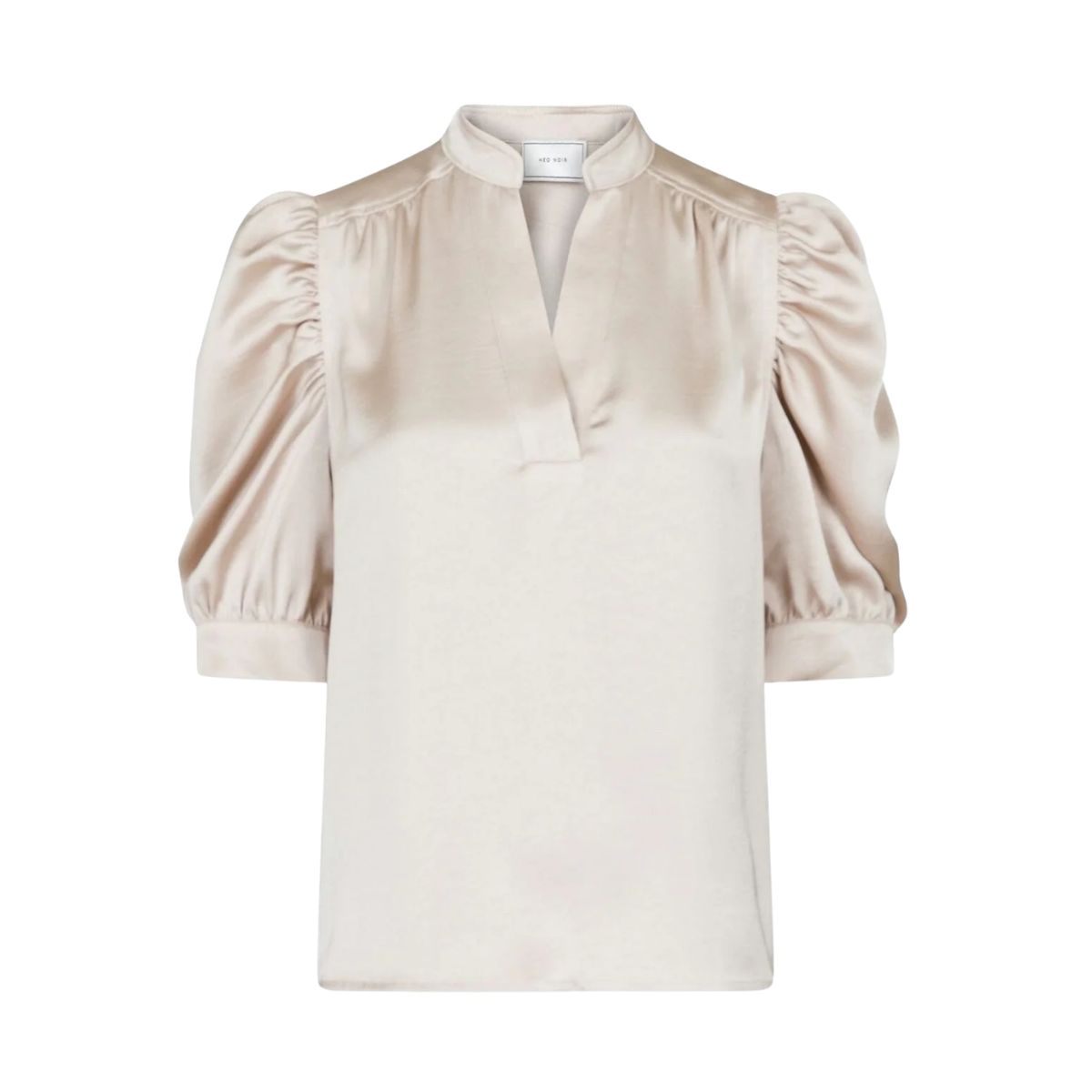 Roella Heavy Sateen Blouse - Champagne