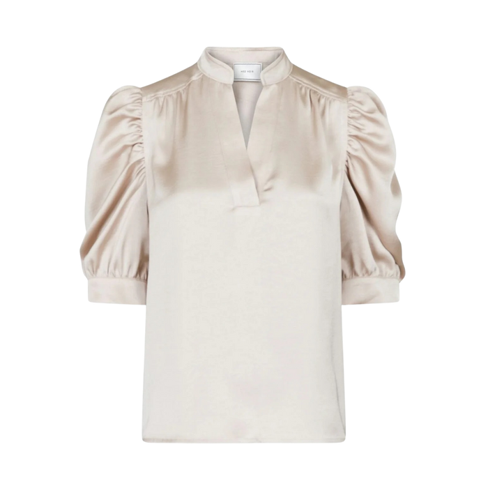 Roella Heavy Sateen Blouse - Champagne