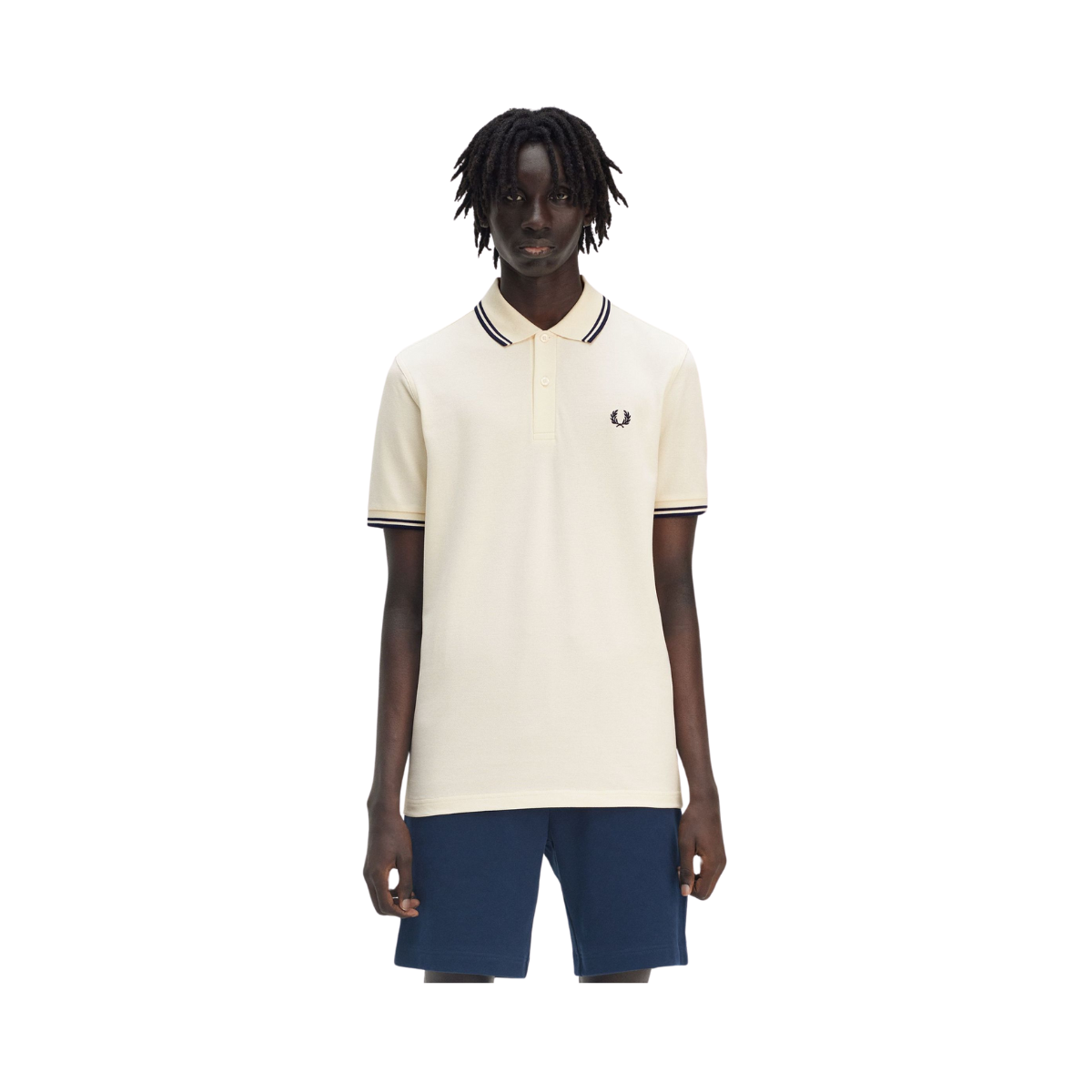 TWIN TIPPED FP SHIRT - Ecru/Tennis Blue