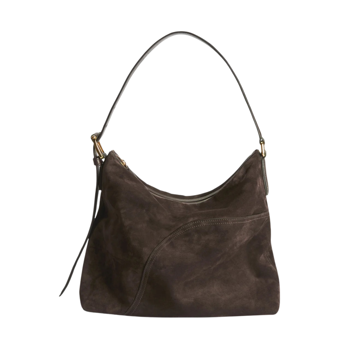 Bassano Suede Totebag - 1057 Walnut