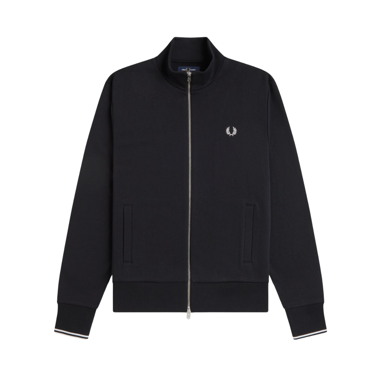 Zip Through Sweatshirt - Black