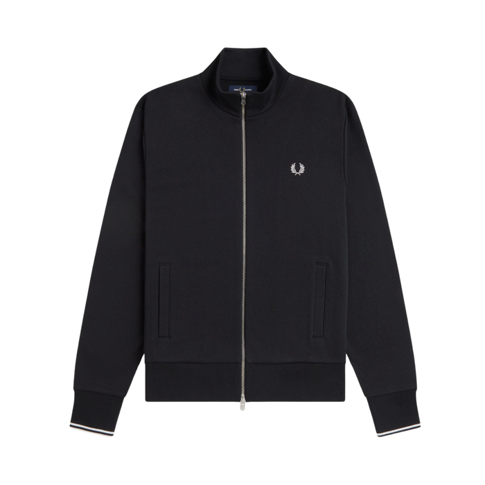 Zip Through Sweatshirt - Black