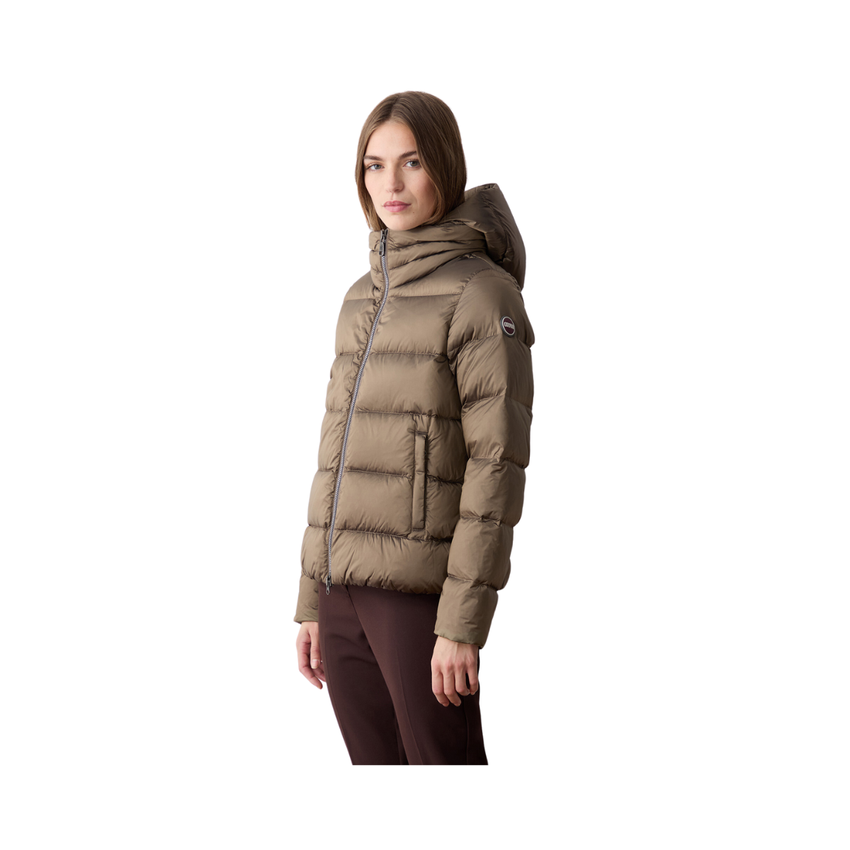 LADIES DOWN JACKET - Brown