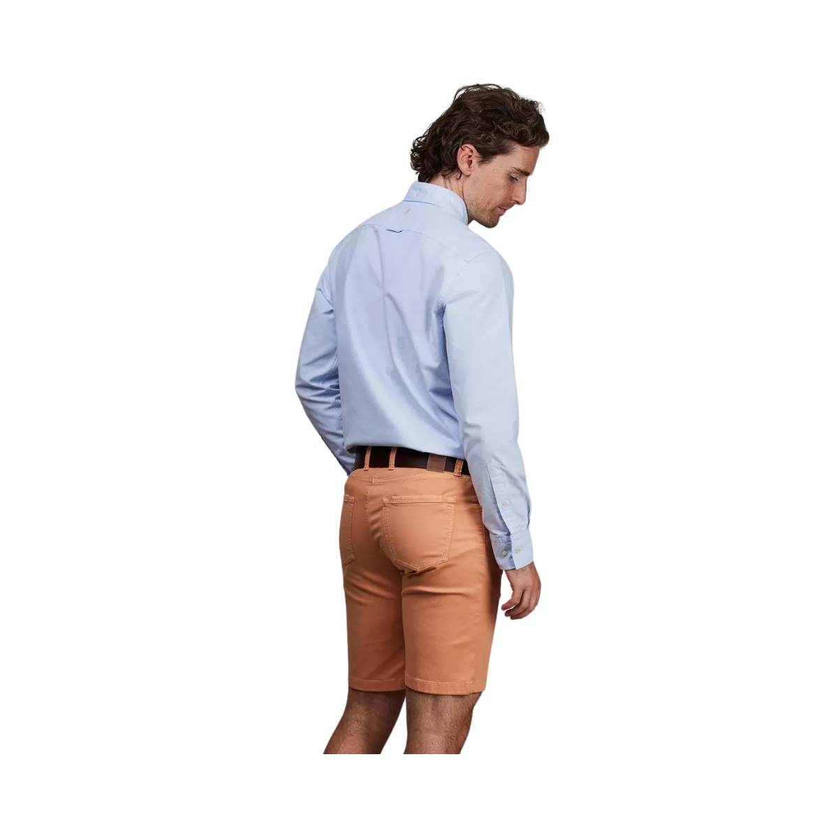 5-PKT PAN OXFORD SHORTS - 26	LT ORANGE 26