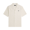 Pique Txtr Rev Collar Shirt - Ecru
