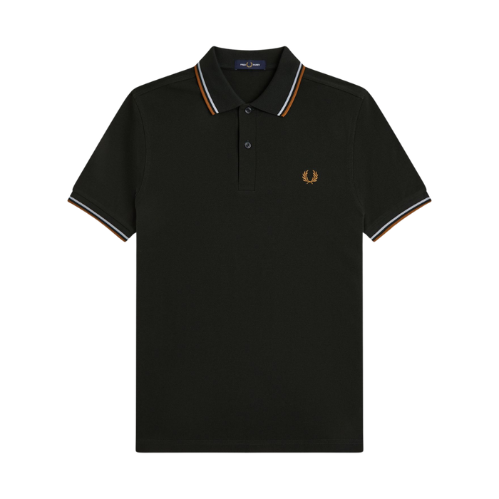 Twin Tipped FP Shirt - Night Green / Dusky Blue / Dark Caramel
