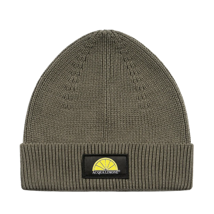 Alassio Mens Beanie - Olive Green