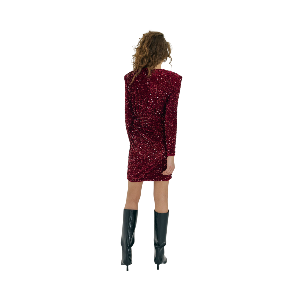 Milan Dress - Bordeaux