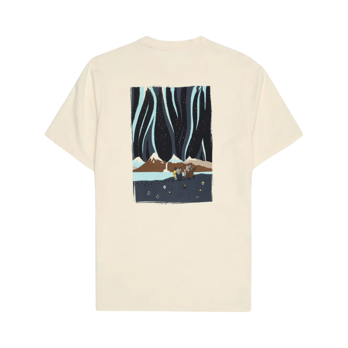 Jersey Hik Printed T-Shirt - Egret