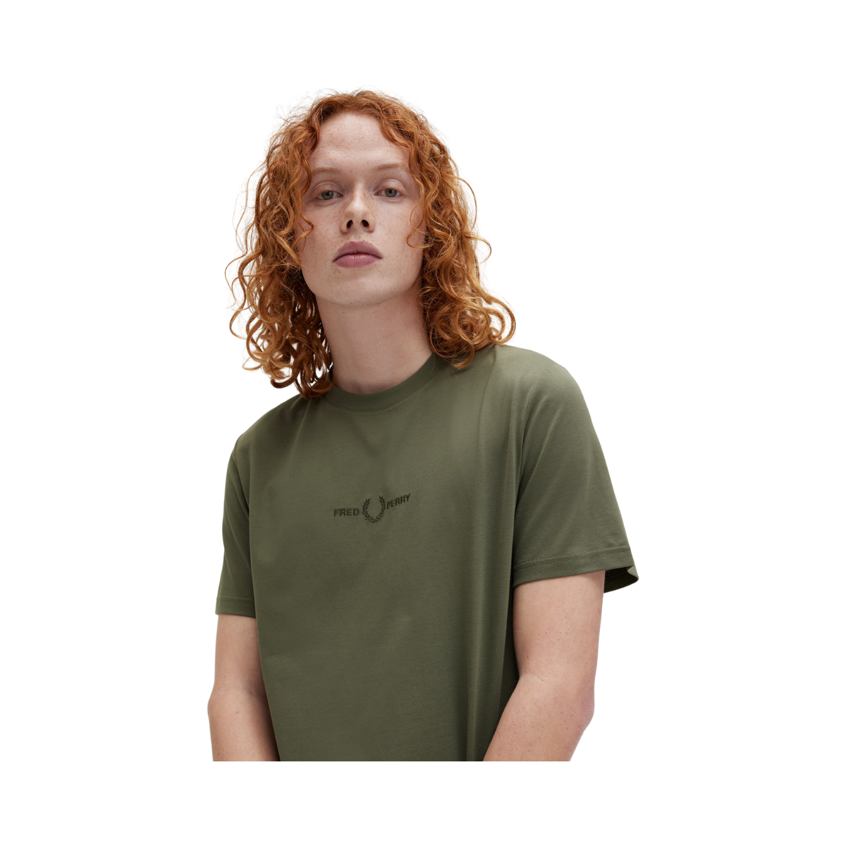 EMBROIDERED T-SHIRT - Green