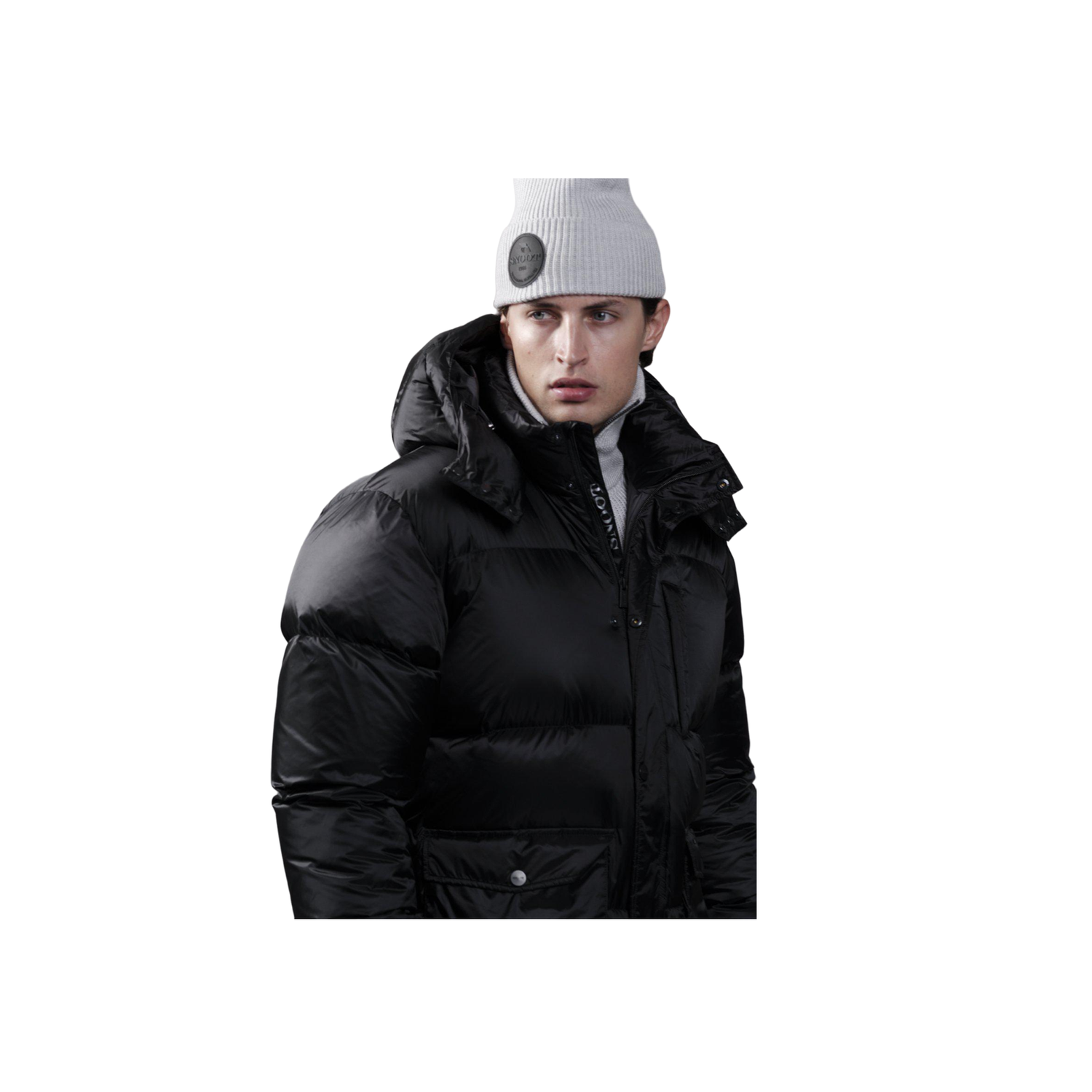 Merino Wool Beanie - Grey