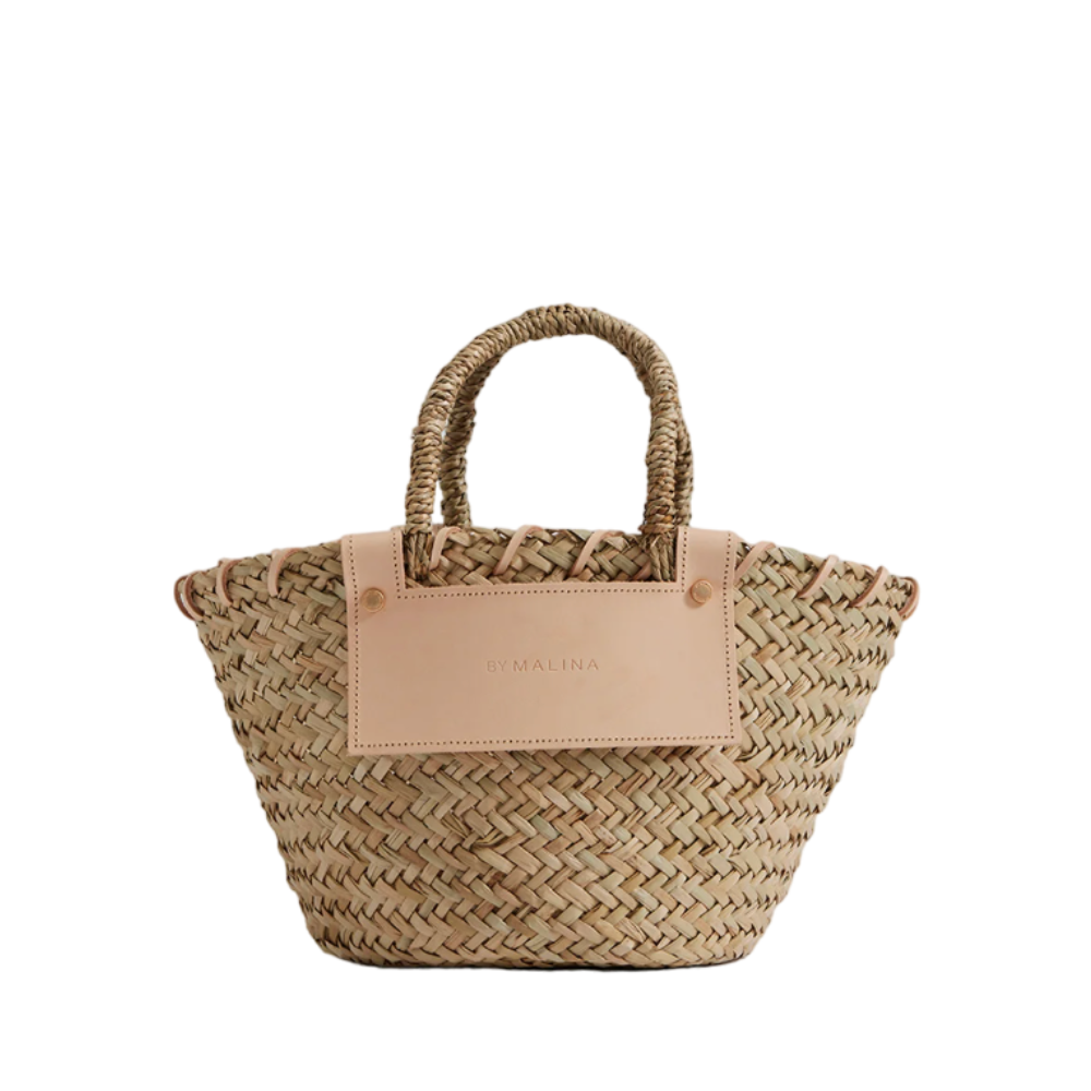Niki Straw Bag - Beige