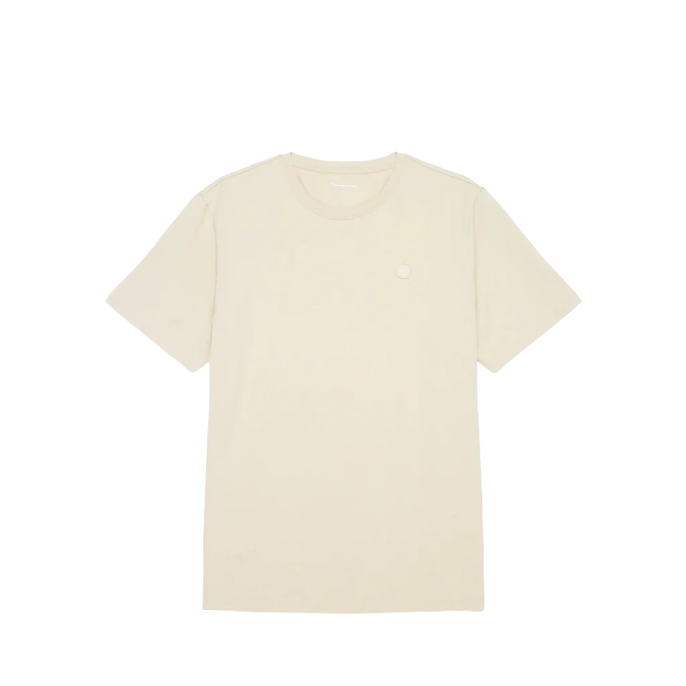 Loke Badge tee - Light feather gray