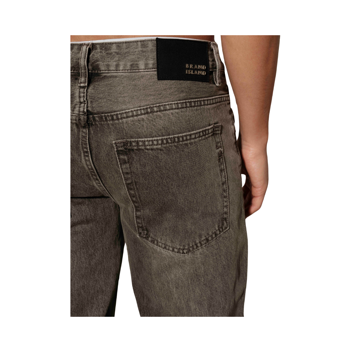 Dani Relaxed Fit Jeans - Light Grey