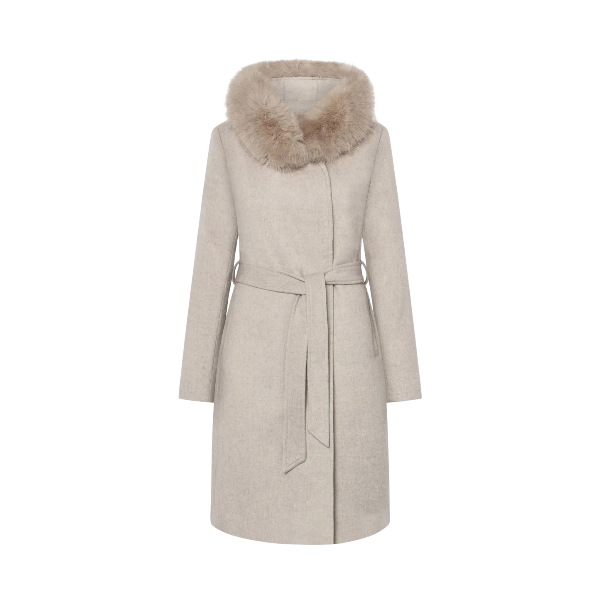 Talia Coat - Dark Cream