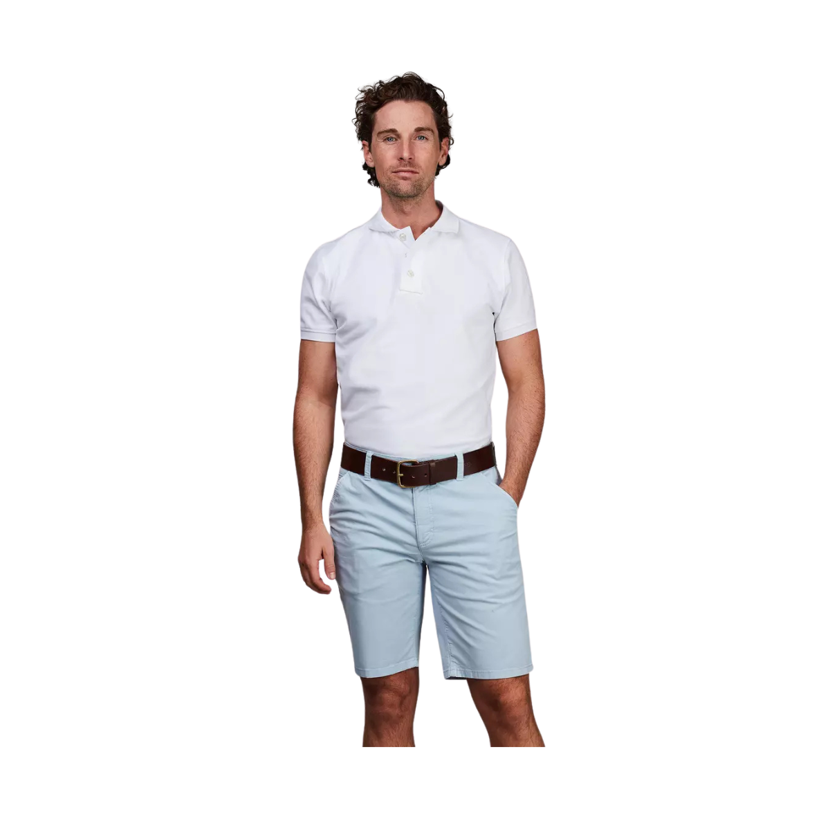 CLASSIC CHINO SHORTS - 41	LT BLUE 41